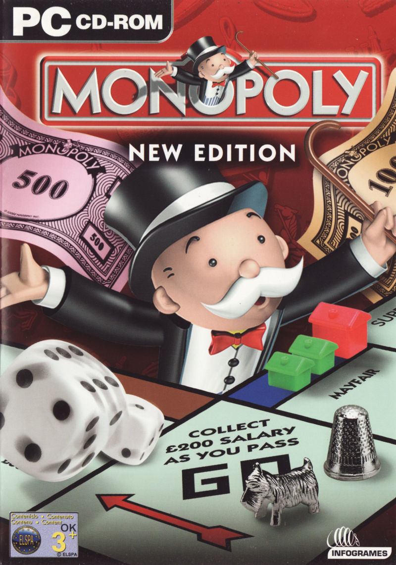 Monopoly New Edition PC juego + caja versión UK - Estado excelente