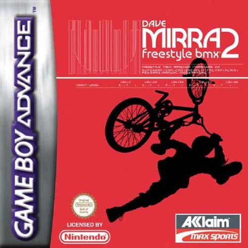 Dave Mirra Freestyle bmx 2 GBA Completo - Estado básico