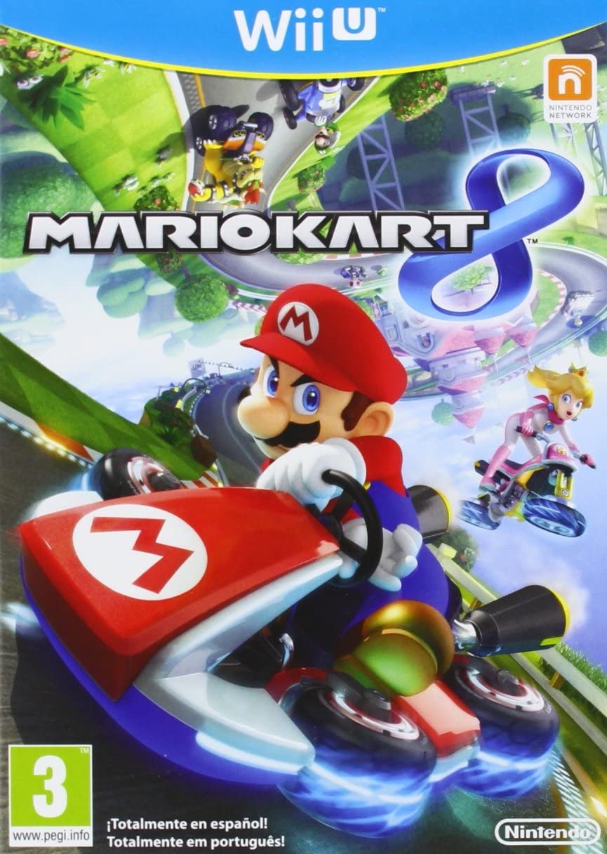 Mario Kart 8 Nintendo Wii U juego + caja + inserts PAL ESP - Estado cuidado
