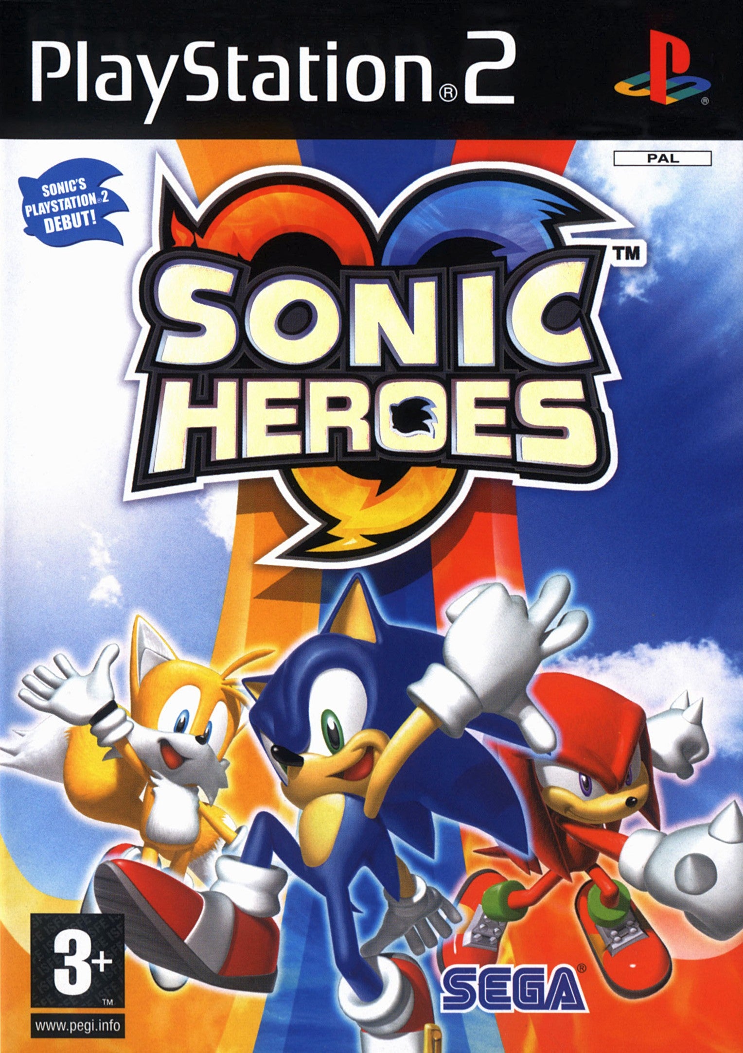 Sonic Heroes [PlayStation 2] Completo - Estado cuidado