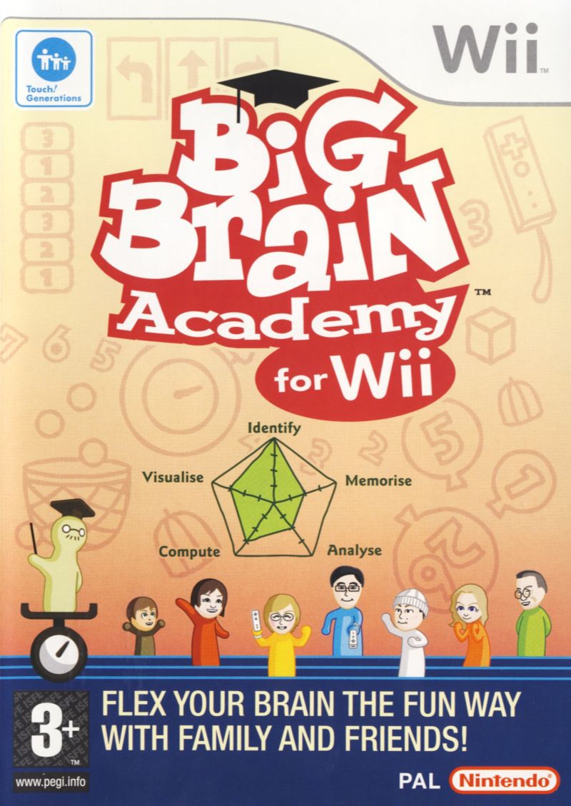 Big Brain Academy [Wii] Completo - Estado básico