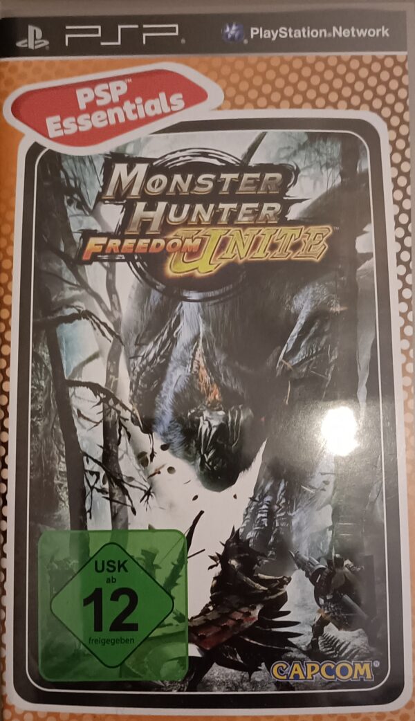 Monster Hunter: Freedom Unite PSP Essentials PlayStation Portable completo PAL ESP - Estado excelente