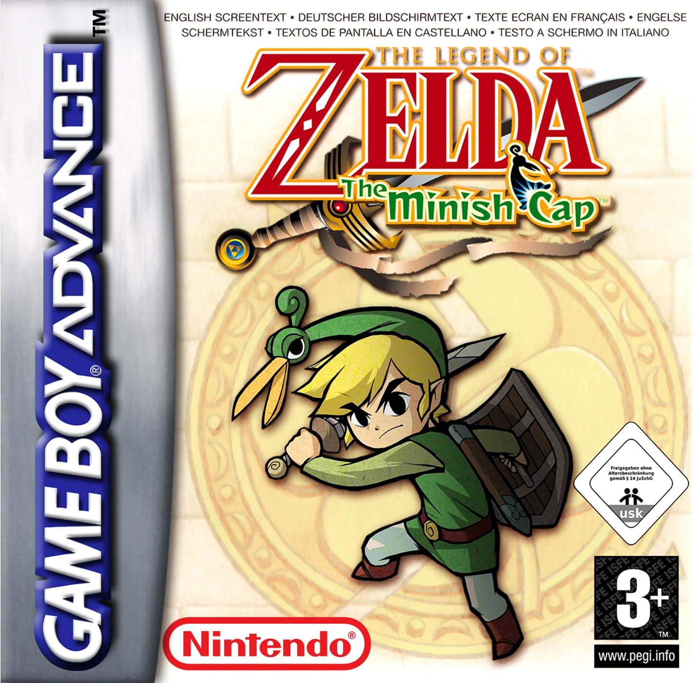 The Legend of Zelda: The Minish Cap para Game Boy Advance (GBA) Solo Cartucho, Estado Coleccionista