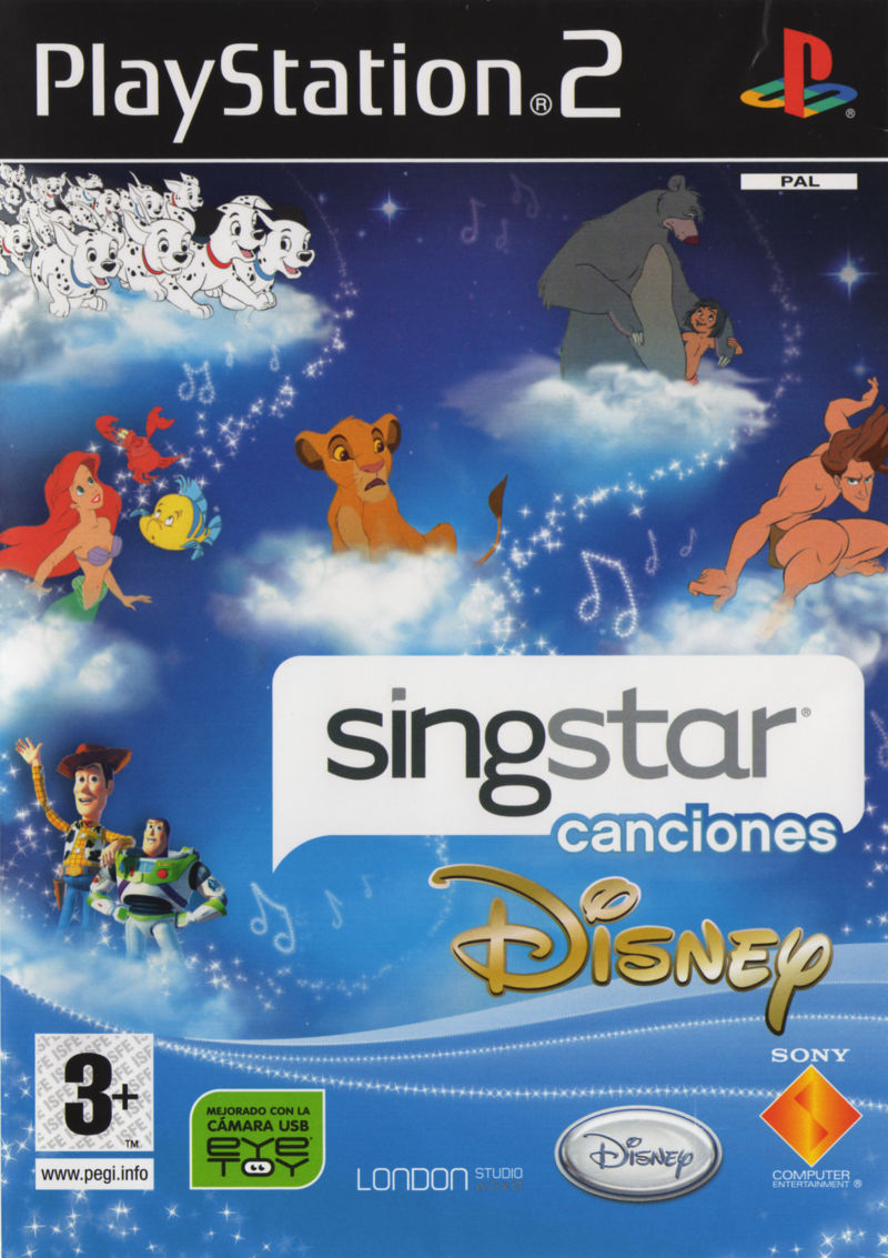 SingStar Canciones Disney PlayStation 2 completo PAL ESP - Estado cuidado