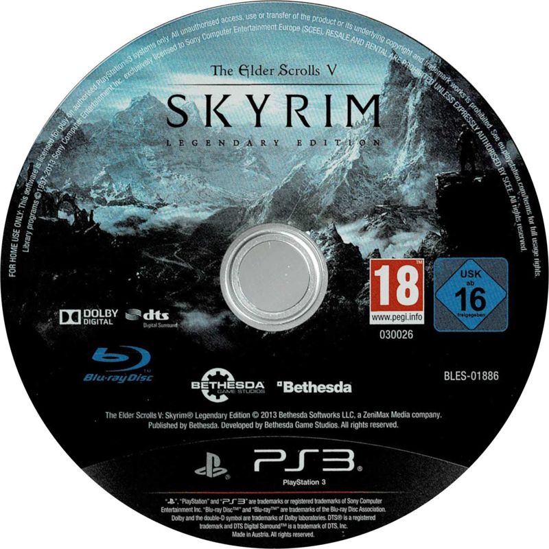 Skyrim PlayStation 3 solo CD PAL EUR - Estado básico