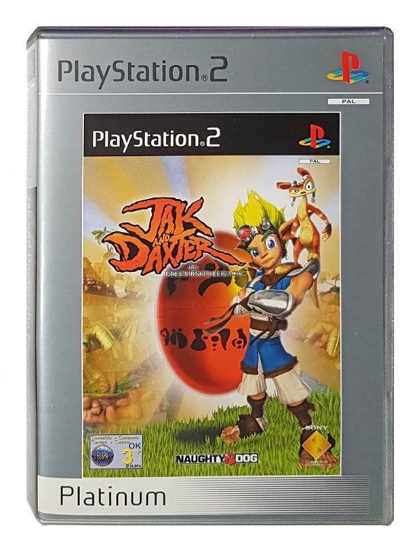 Jak and Daxter: El Legado de los Precursores Platinum PlayStation 2 juego + caja PAL ESP - Estado cuidado