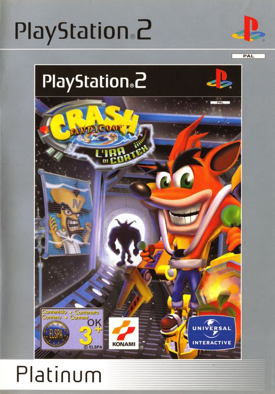 Crash Bandicoot: La Venganza de Cortex Platinum PlayStation 2 completo PAL ESP - Estado cuidado