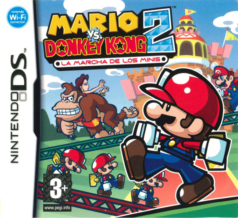Mario vs. Donkey Kong 2 La Marcha de los Minis Nintendo DS completo PAL ESP - Estado cuidado