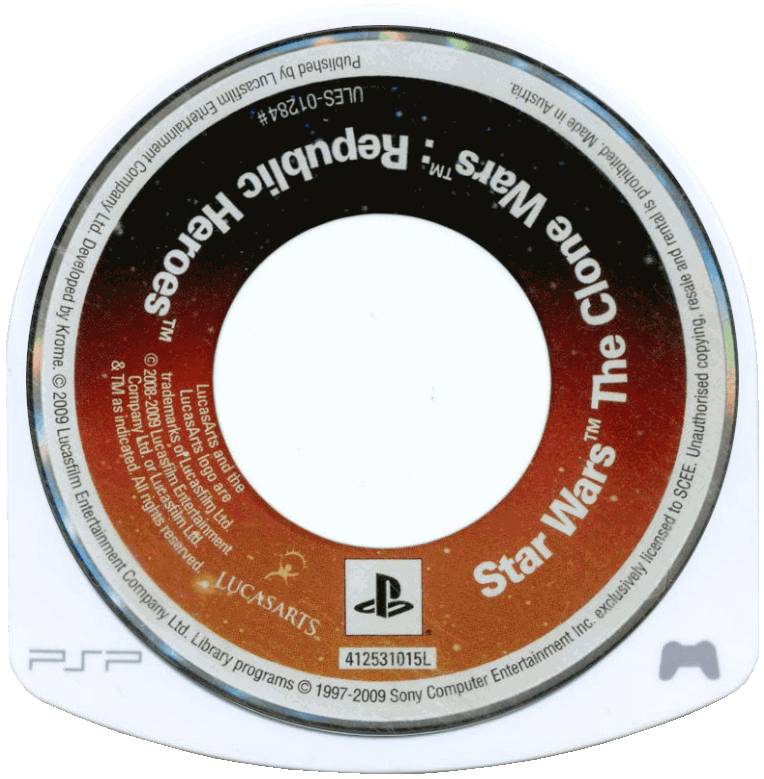 Star Wars The Clone Wars Republic Heroes [PSP] Cartucho - Estado básico