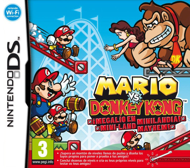 Mario vs. Donkey Kong Mini-Land Mayhem Nintendo DS completo PAL ESP - Estado cuidado