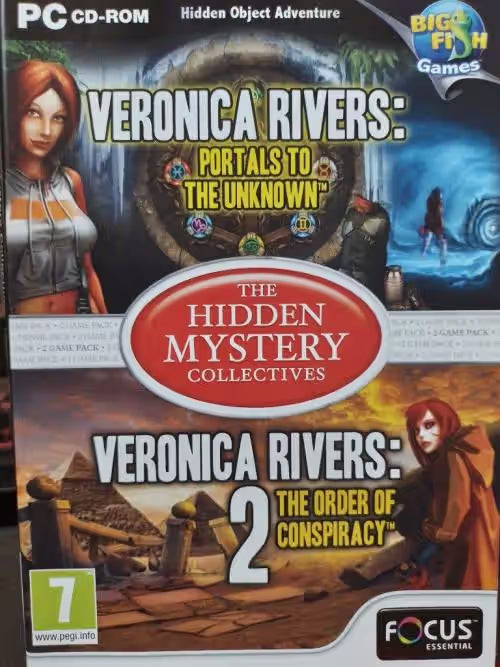 The Hidden Mystery Collectives: Veronica Rivers 1 & 2 PC juego + caja versión UK - Estado excelente