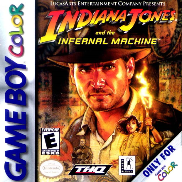 Indiana Jones and the Infernal Machine Game Boy Color juego + caja PAL EUR - Estado excelente