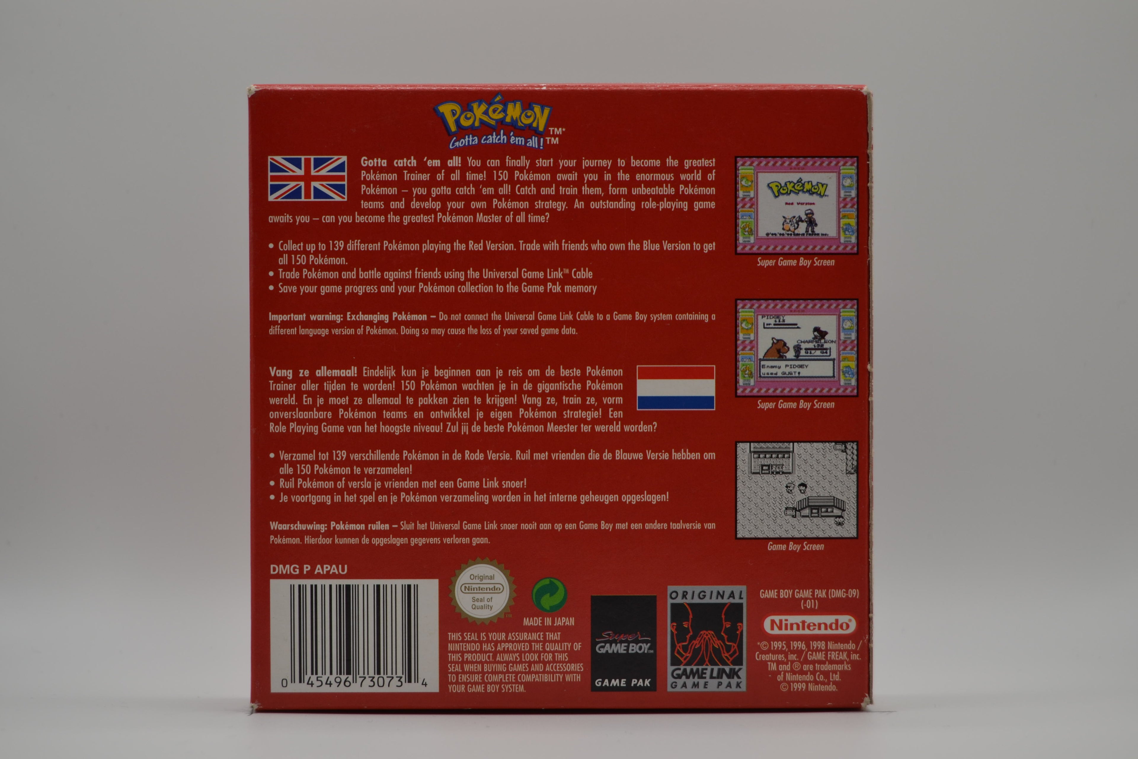 Pokemon Red [GB] Completo - Estado Coleccionista