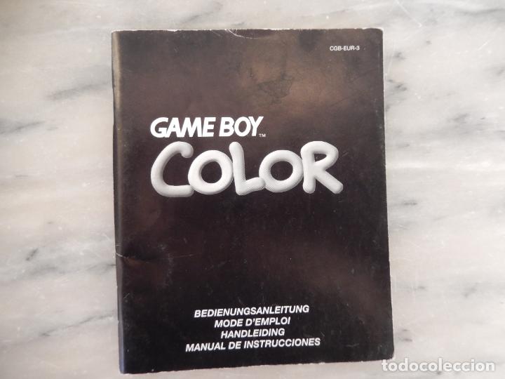 Manual Game Boy Color - Estado cuidado