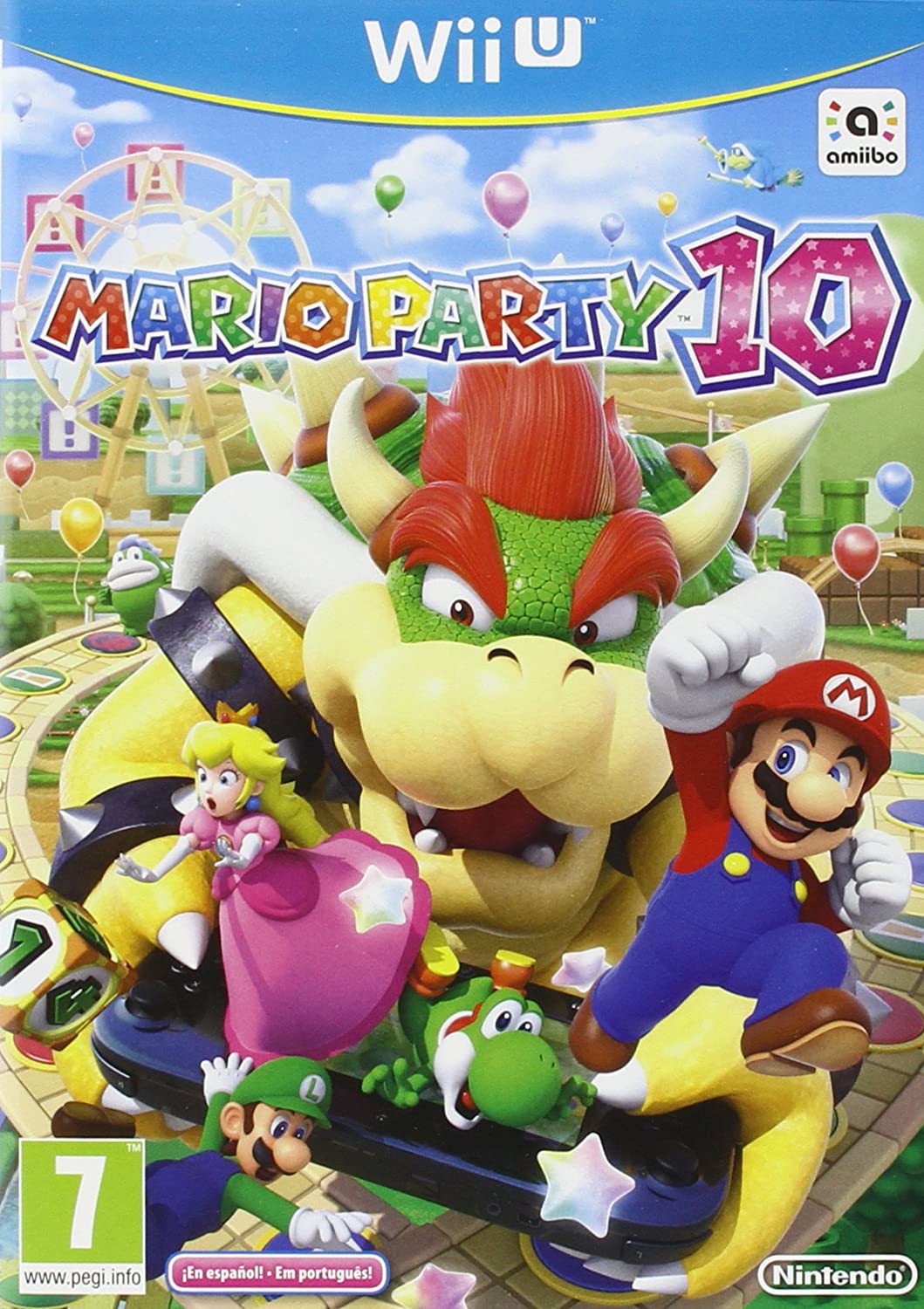 Mario Party 10 Nintendo Wii U juego + caja + inserts PAL ESP - Estado excelente