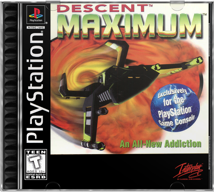 Descent Maximum PlayStation 1 solo CD NTSC-U/C - Estado básico