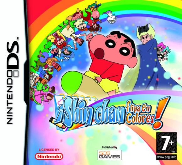 Shin Chan Flipa en Colores Nintendo DS completo PAL ESP - Estado cuidado