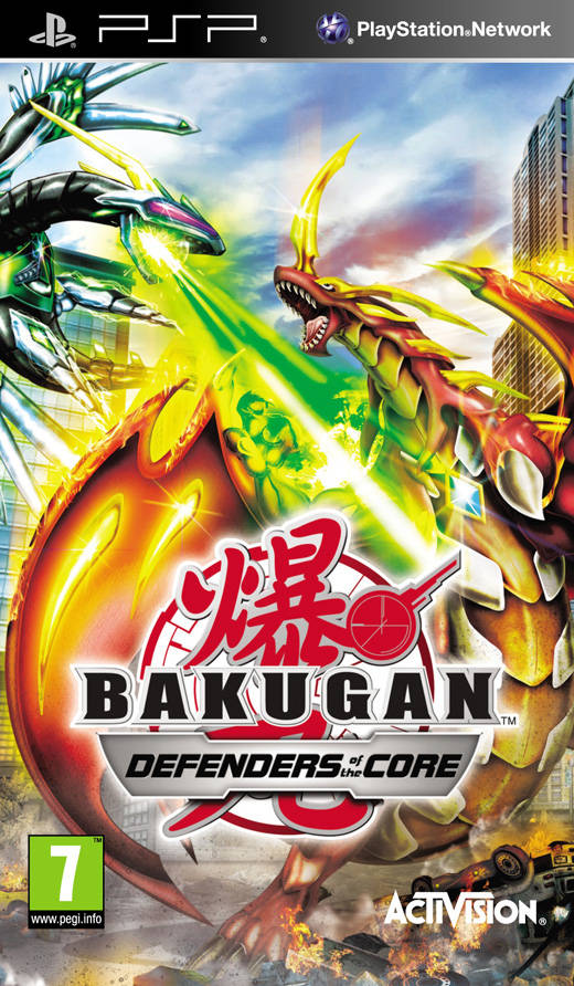 Bakugan Defenders of the Core PlayStation Portable juego + caja PAL IT - Estado básico