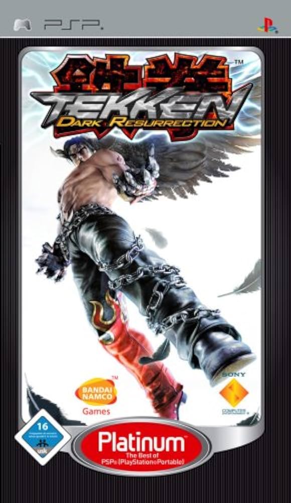 Tekken Dark Resurrection Platinum PlayStation Portable completo PAL ESP - Estado cuidado