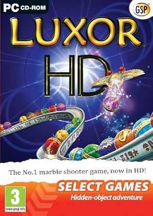 Luxor HD PC juego + caja versión UK - Estado cuidado