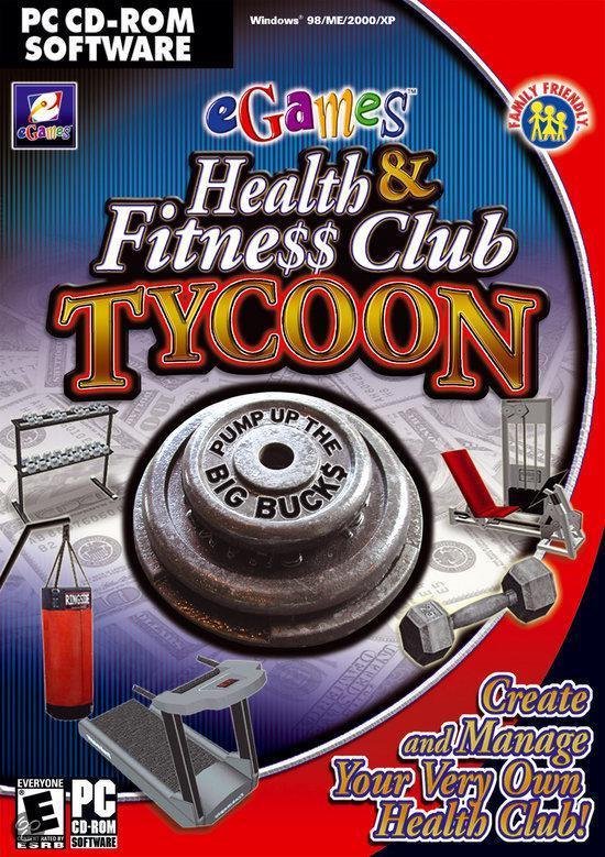 Health & Fitness Club Tycoon PC juego + caja versión UK - Estado excelente