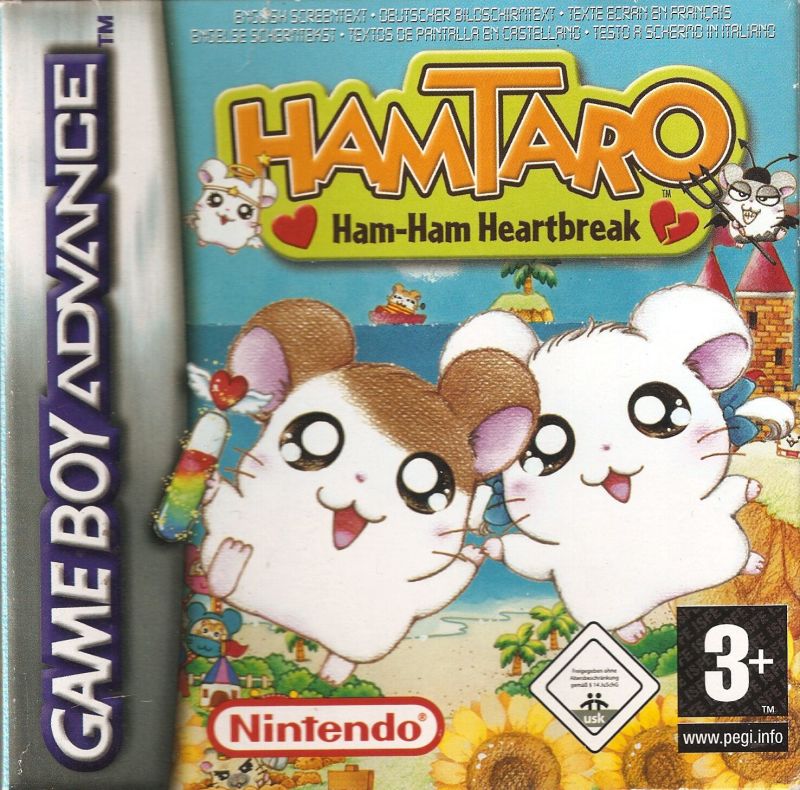 Hamtaro: Ham-Ham Heartbreak para Game Boy Advance (GBA) Completo, Estado Excelente