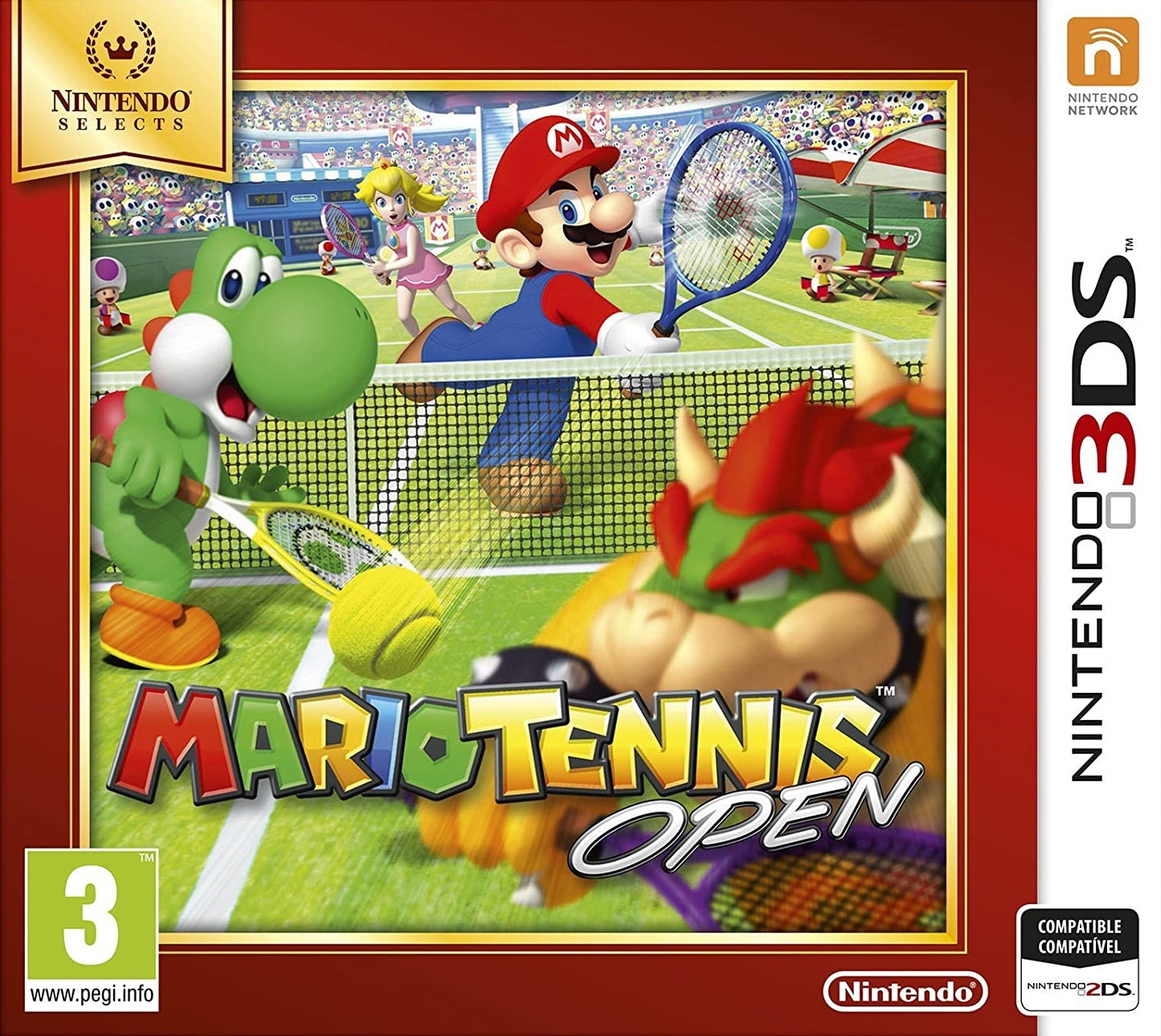 Mario Tennis Open Nintendo 3DS completo PAL ESP - Estado básico