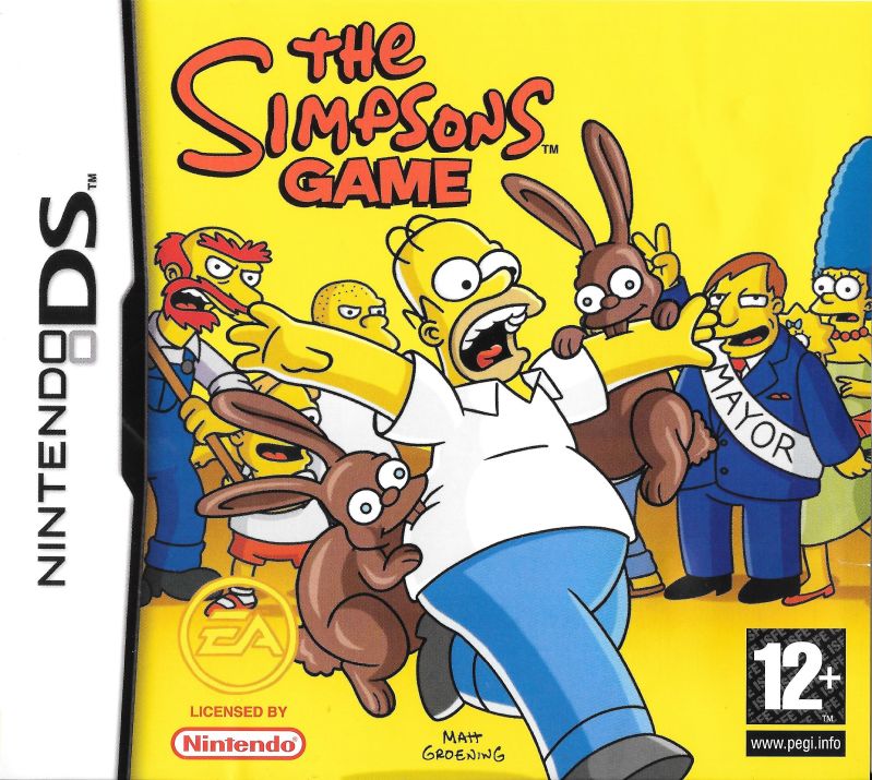 Los Simpson El Videojuego Nintendo DS completo PAL IT - Estado excelente