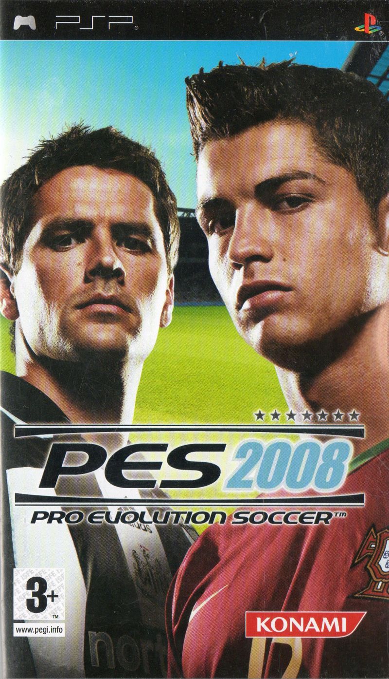 PES 2008 PlayStation Portable juego + caja  PAL ESP- Estado CUIDADO