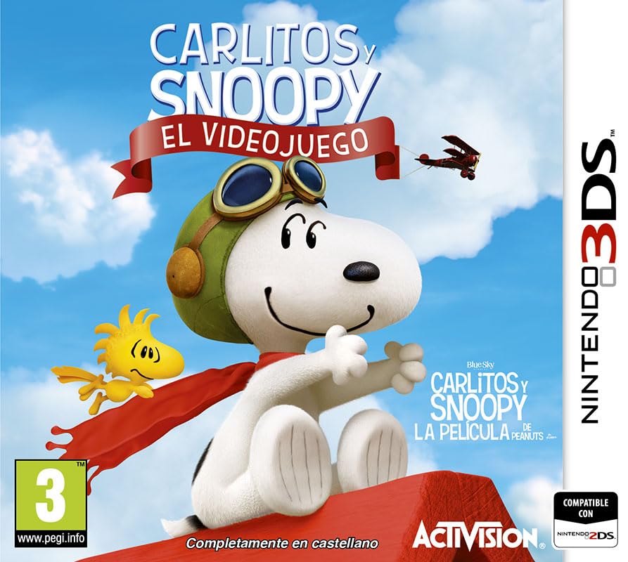 Carlitos y Snoopy El Videojuego Nintendo 3DS completo PAL ESP - Estado excelente