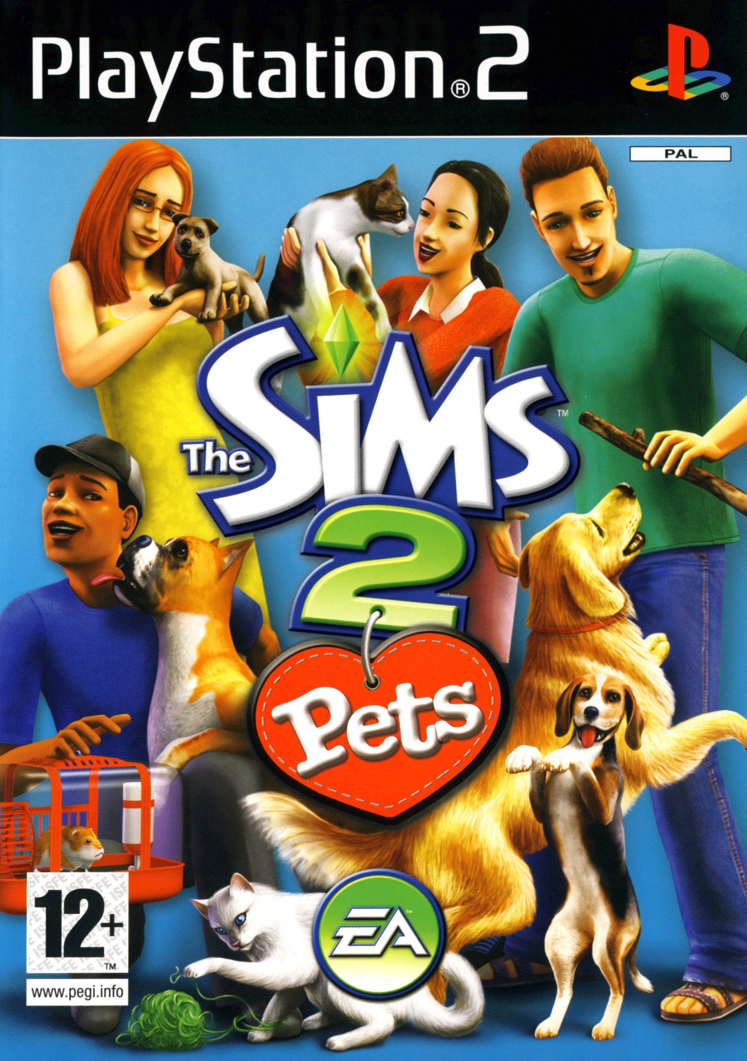 Los Sims 2 Mascotas PlayStation 2 completo PAL ESP - Estado cuidado