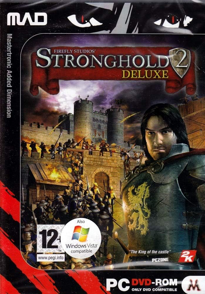 Stronghold 2 Deluxe PC juego + caja versión UK - Estado excelente
