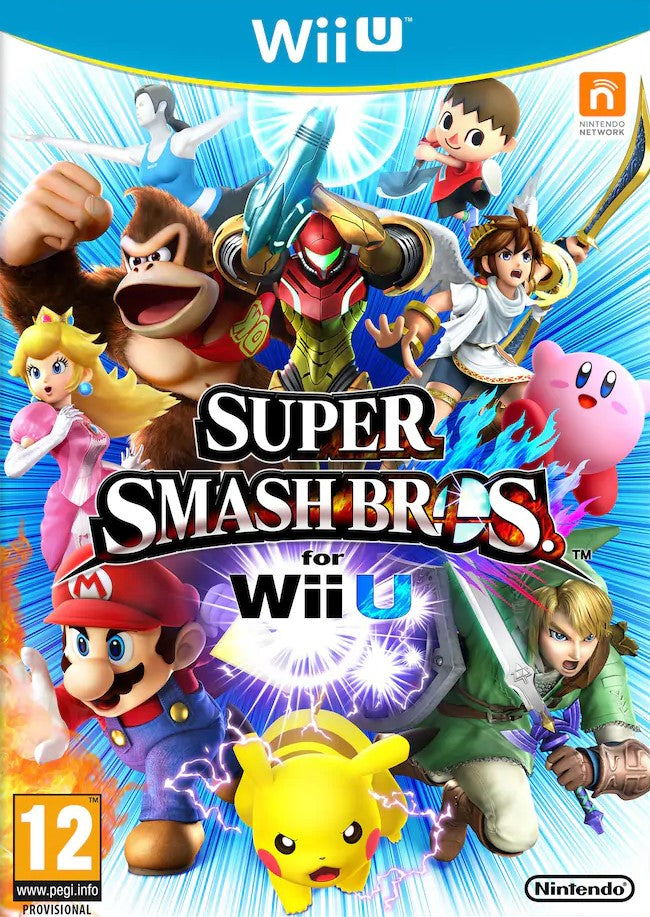 Super Smash Bros. for Wii U Nintendo Wii U juego + caja + inserts PAL ESP - Estado coleccionista