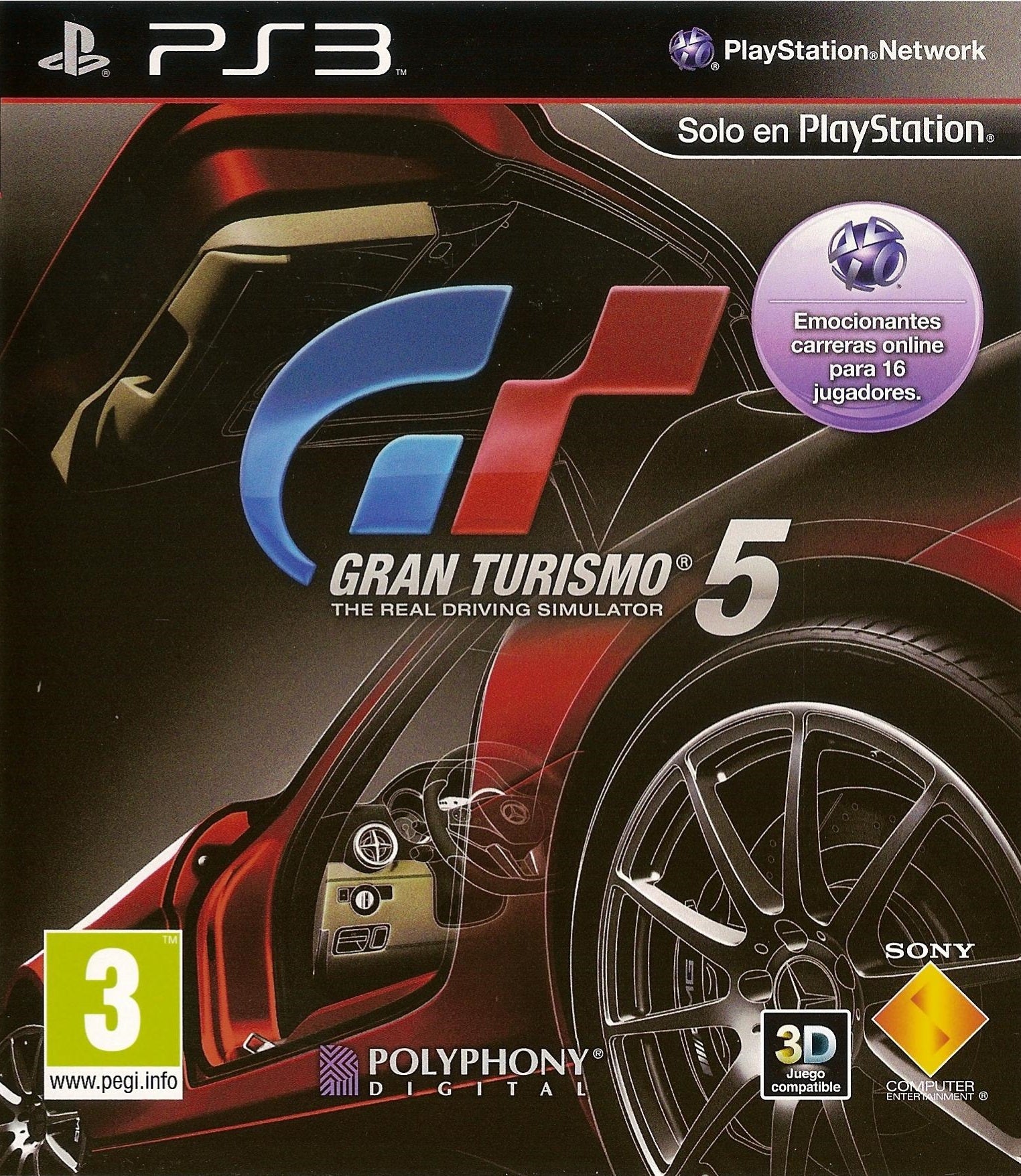 Gran Turismo 5 [PlayStation 3] Completo - Estado Excelente