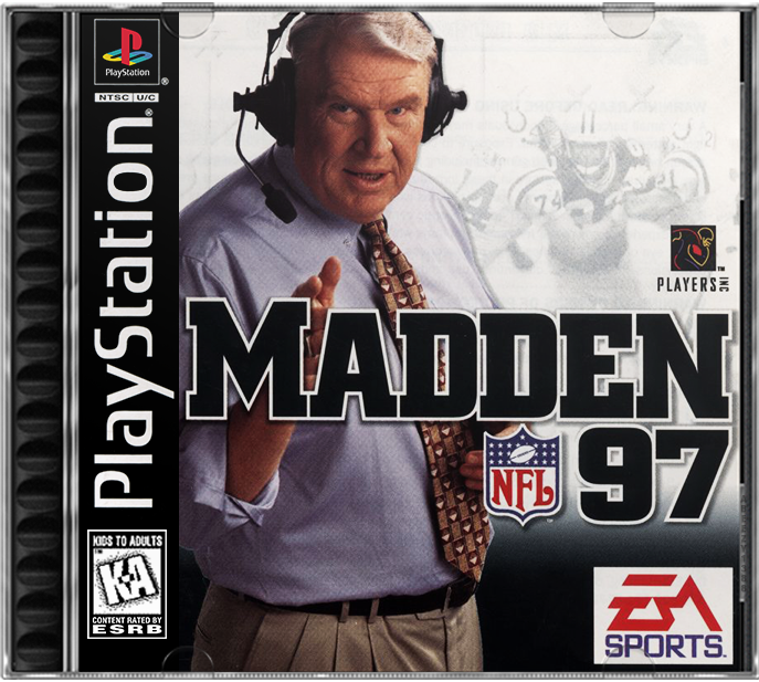 Madden NFL 97 PlayStation 1 solo CD NTSC-U/C - Estado básico