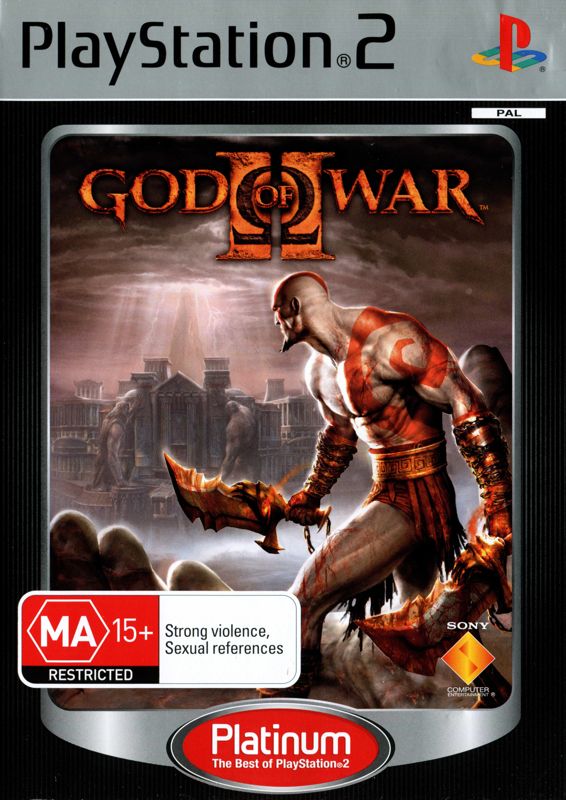 God of War Platinum Edition PlayStation 2 juego + caja PAL ESP - Estado básico