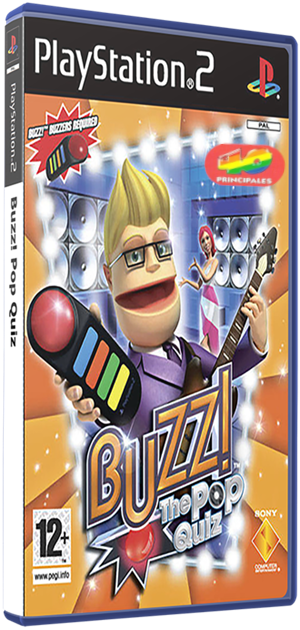 Buzz Pop Music 40 Principales PlayStation 2 completo PAL ESP - Estado cuidado