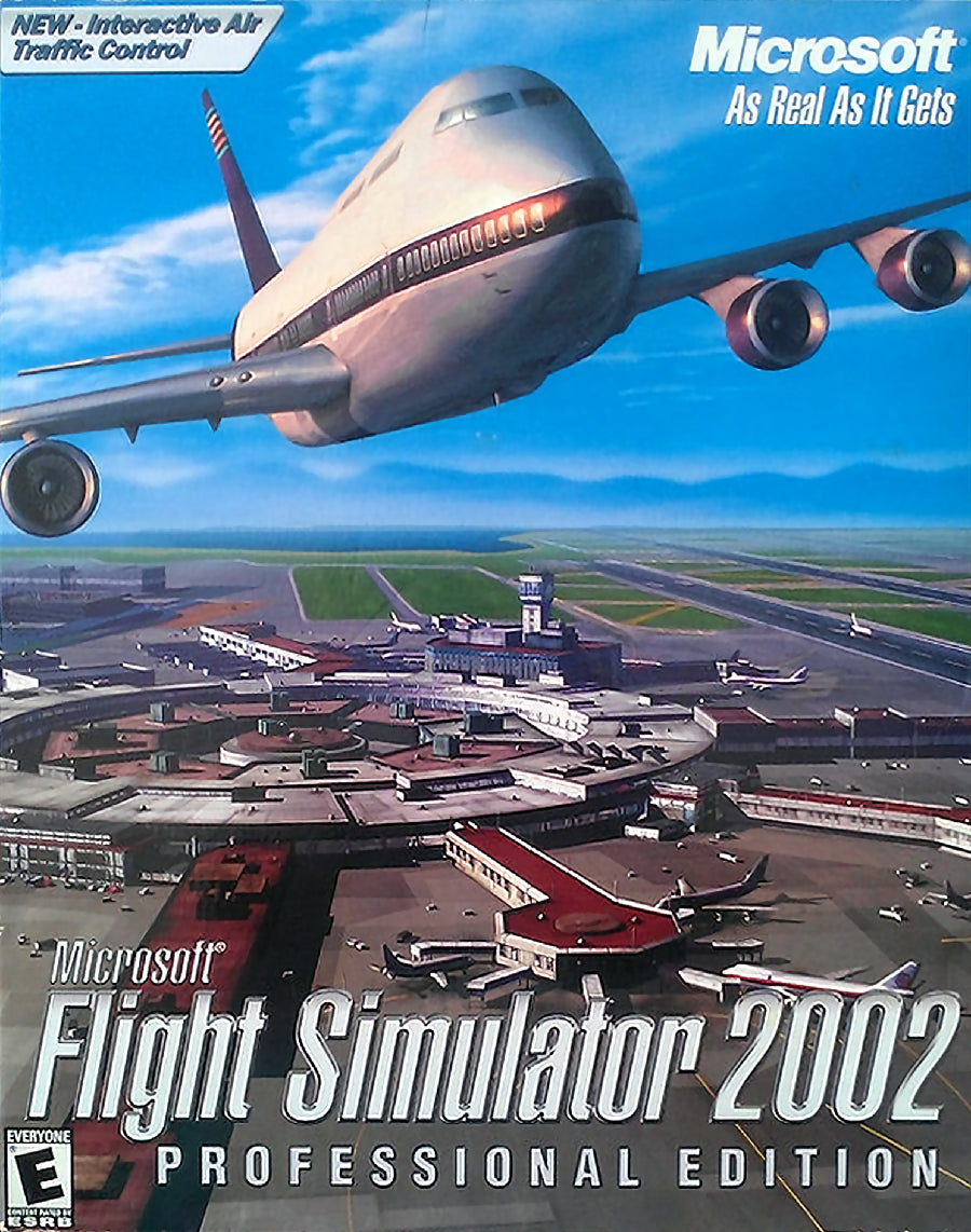 Microsoft Flight Simulator 2002 PC completo versión UK - Estado excelente