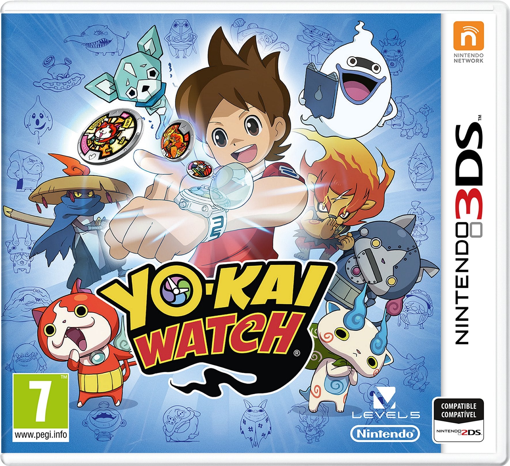 Yo-Kai Watch Nintendo 3DS juego + caja PAL ESP - Estado cuidado