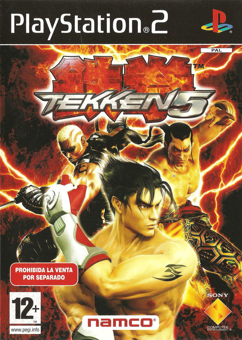 Tekken 5 PlayStation 2 completo PAL ESP - Estado excelente