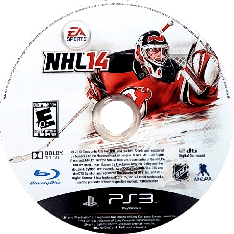 NHL 14 PlayStation 3 solo CD PAL EUR - Estado básico