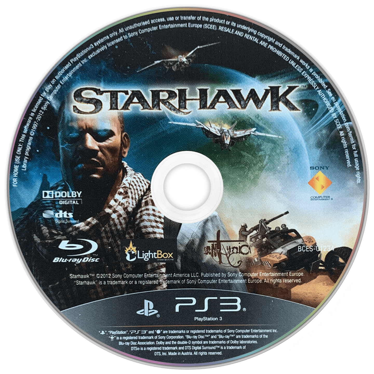 Starhawk PlayStation 3 solo CD PAL EUR - Estado básico