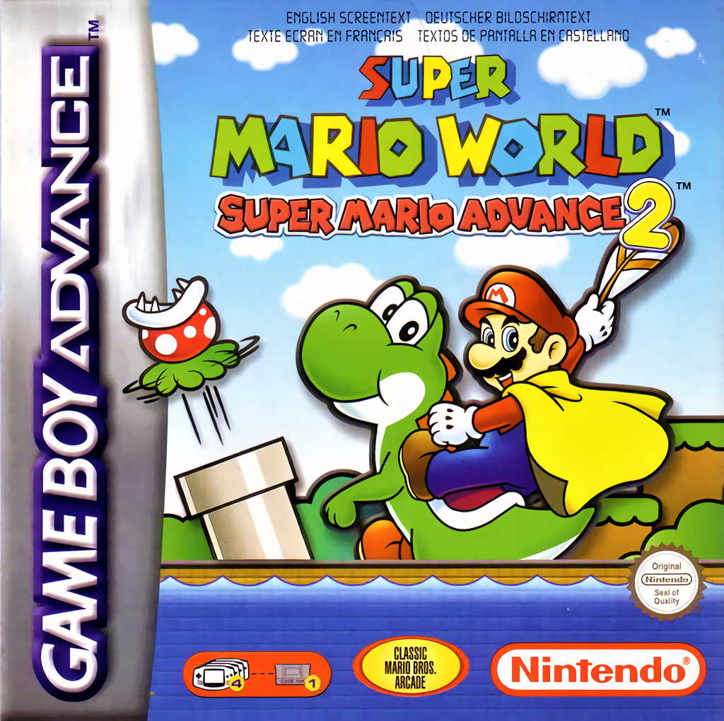 Super Mario World Super Mario Advance 2 Game Boy Advance completo sin cartón interior PAL ESP - Estado cuidado