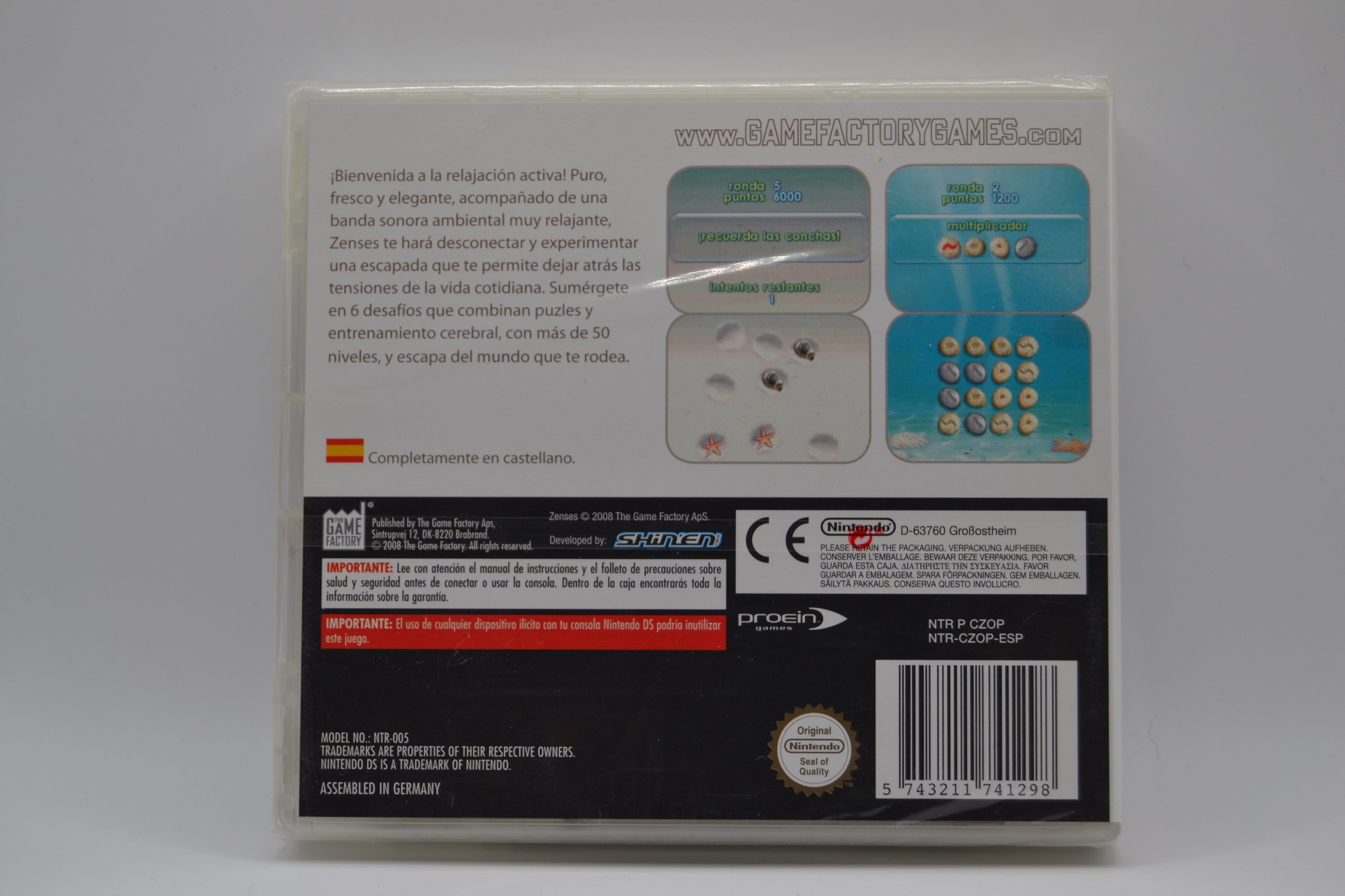 Zenses Ocean Nintendo DS nuevo PAL ESP - SELLADO