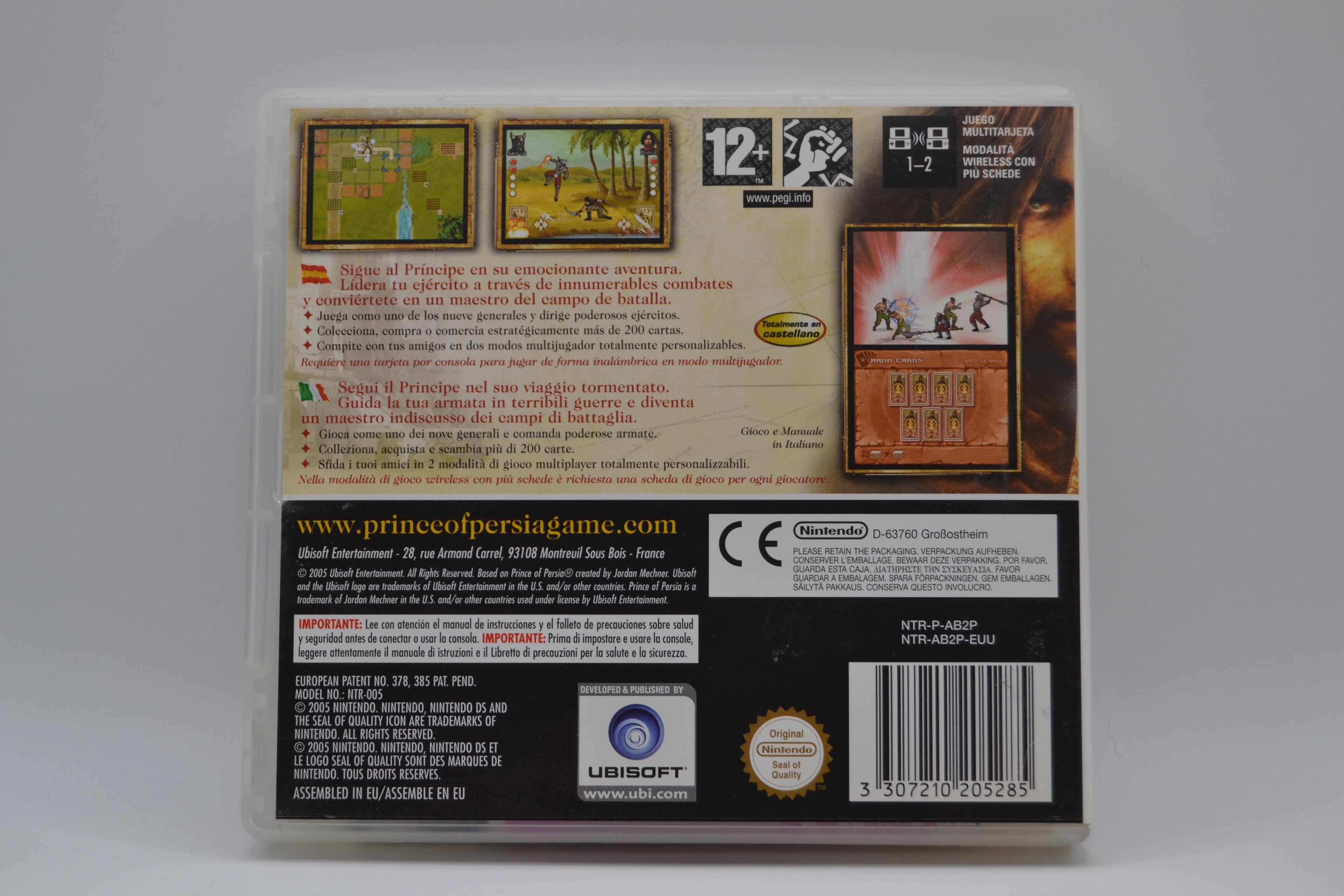 Battles of Prince of Persia Nintendo DS completo PAL EUR - Estado excelente