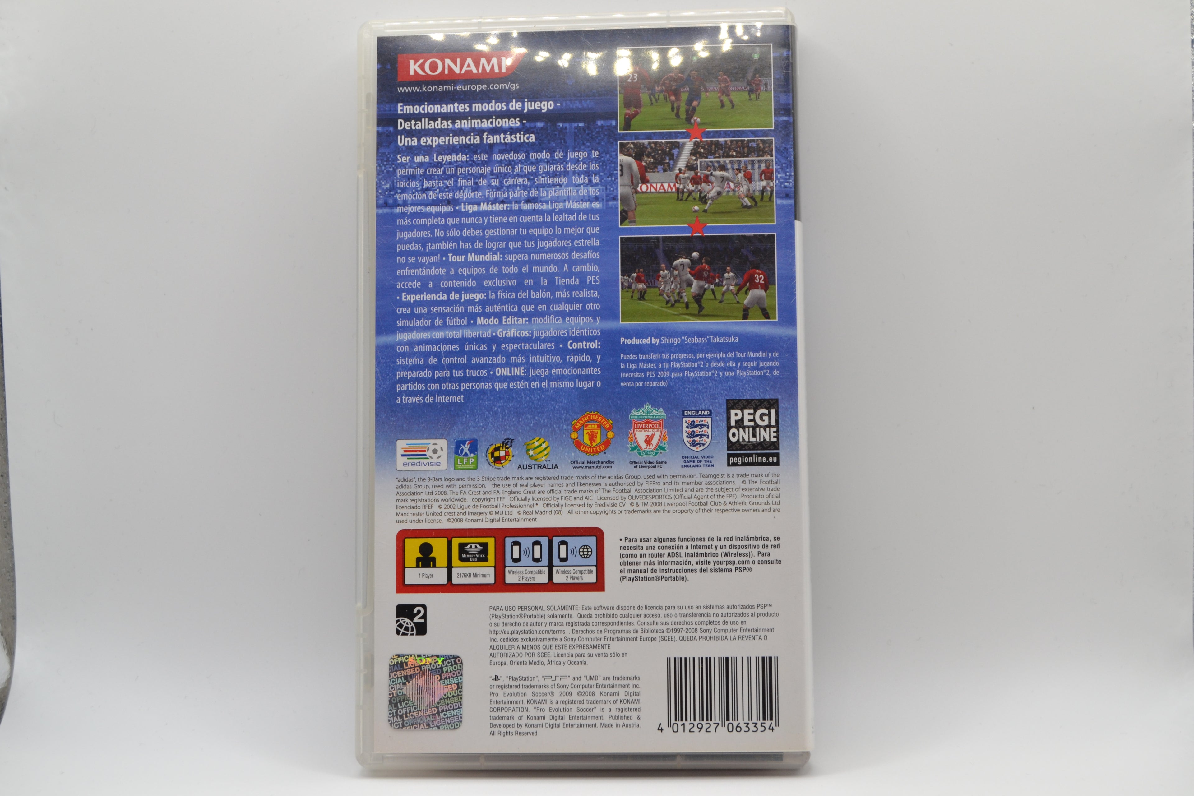 PES 2009 [PSP] Completo - Estado excelente