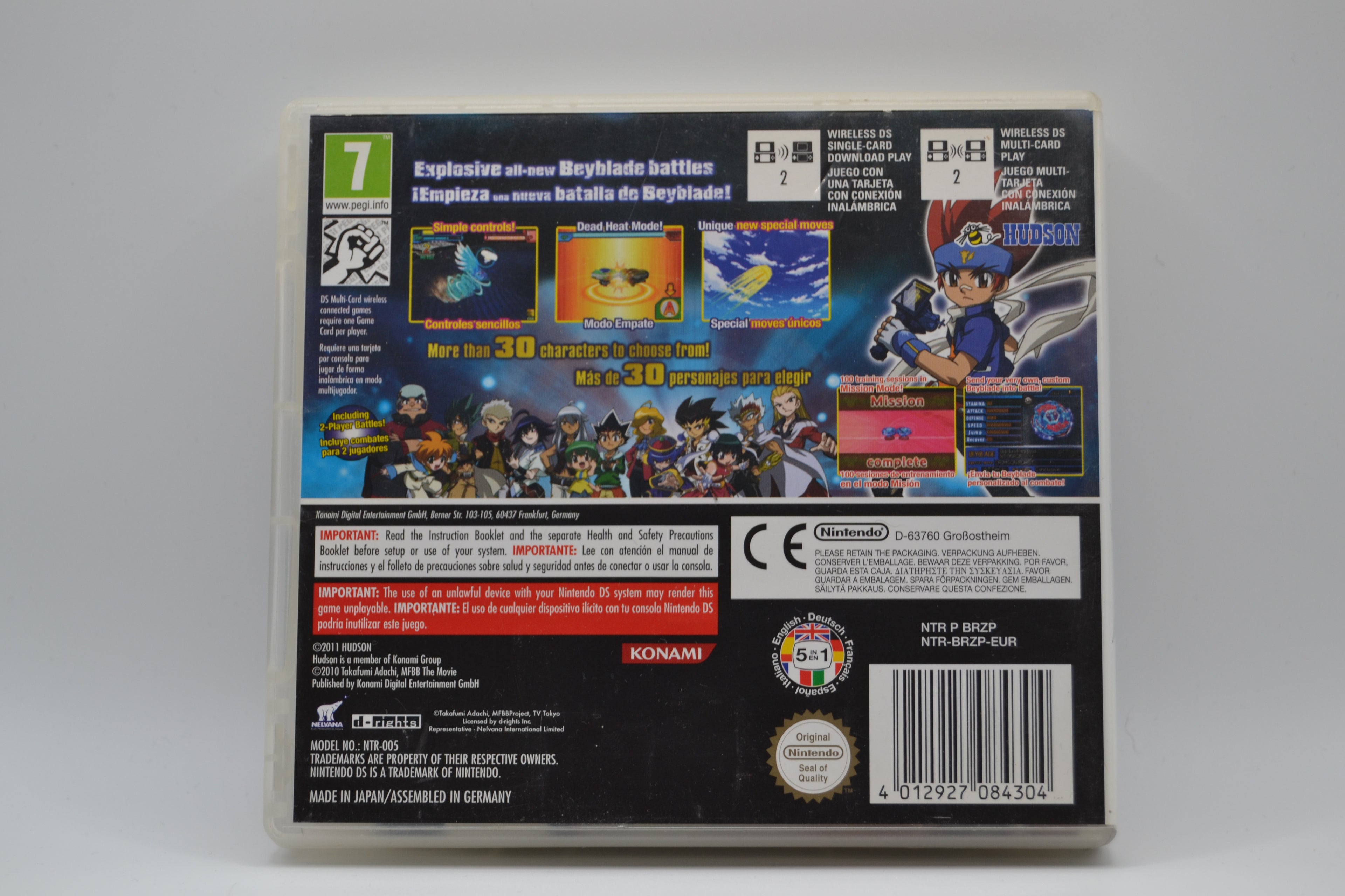 Beyblade: Metal Masters Nightmare Rex Nintendo DS completo PAL EUR - Estado excelente