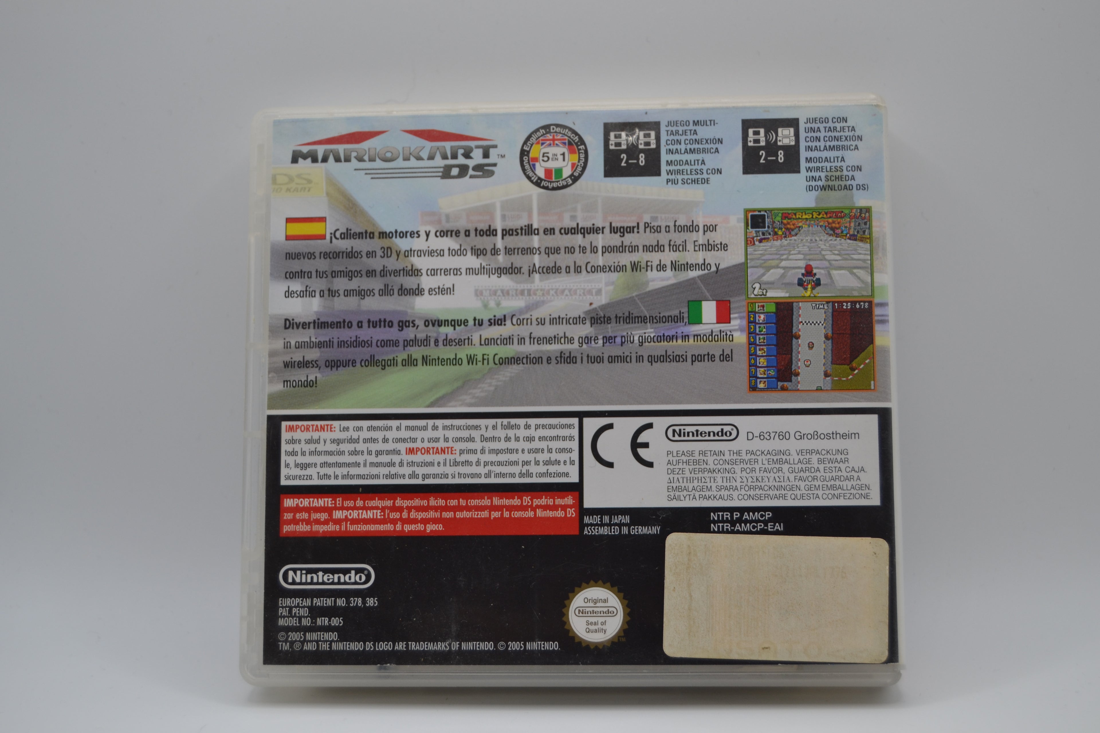 Mario Kart DS Nintendo DS completo PAL ESP - Estado cuidado