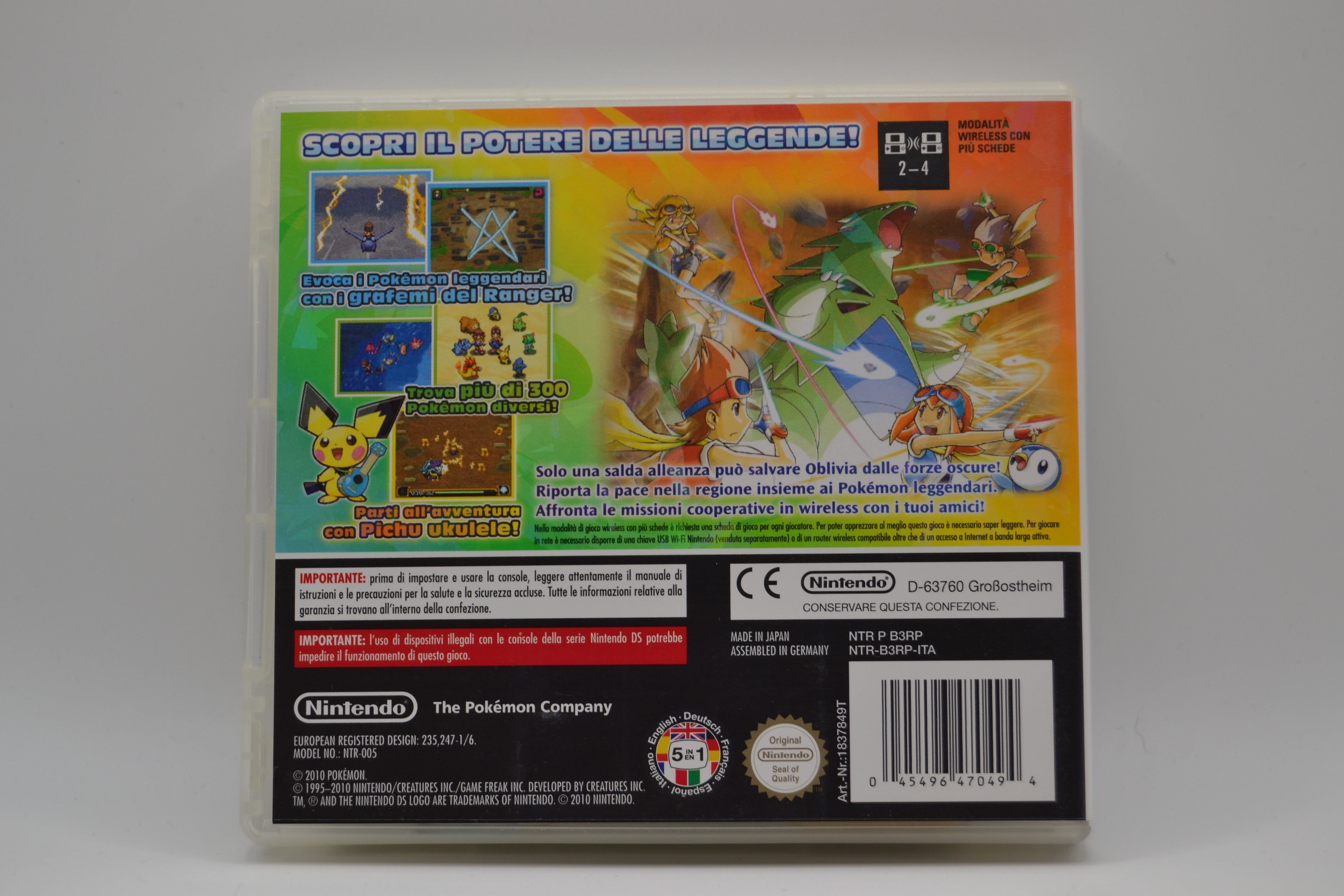 Pokémon Ranger Tracce di Luce Nintendo DS completo PAL IT - Estado coleccionista