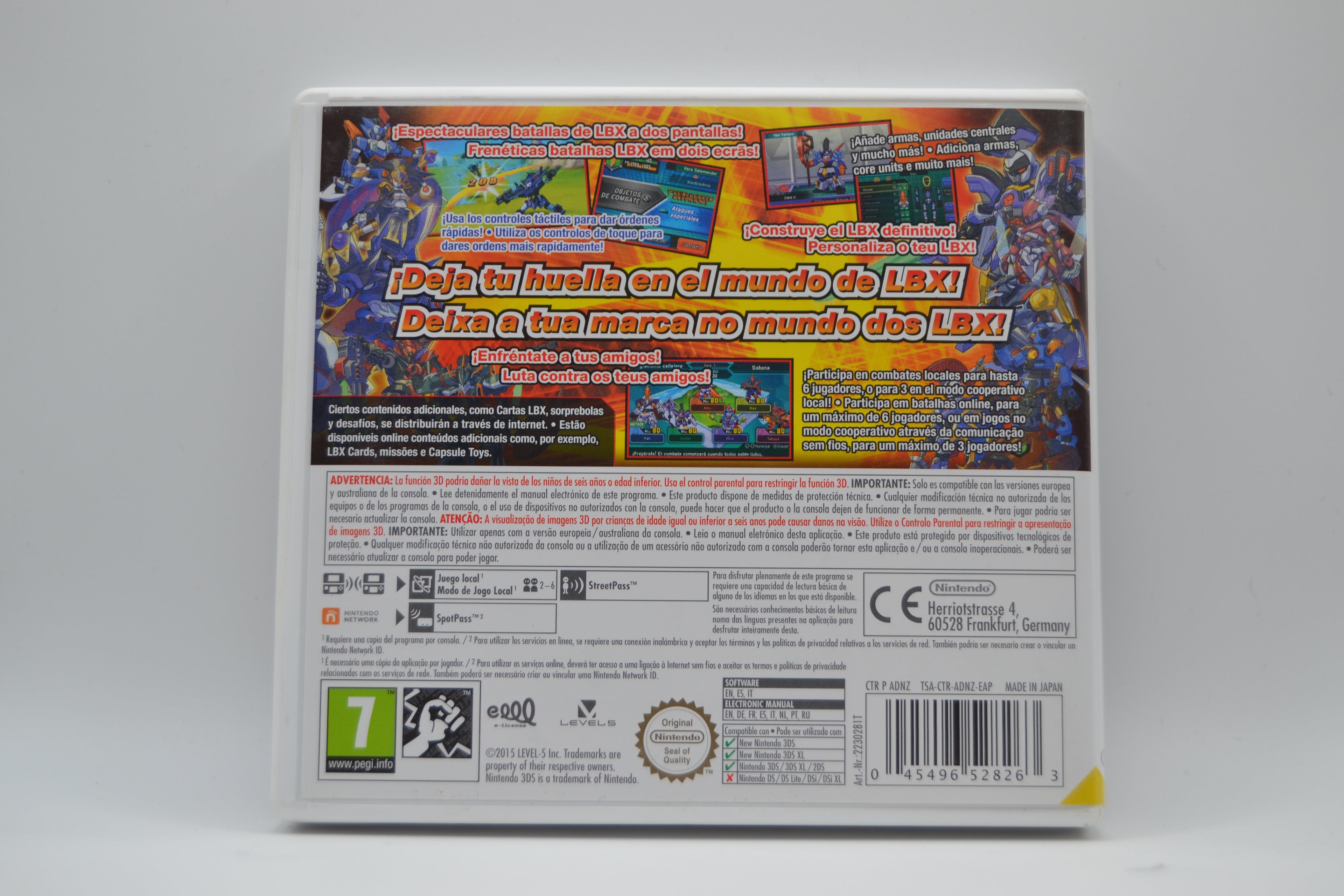 Little Battlers Experience Nintendo 3DS juego + caja PAL ESP - Estado excelente